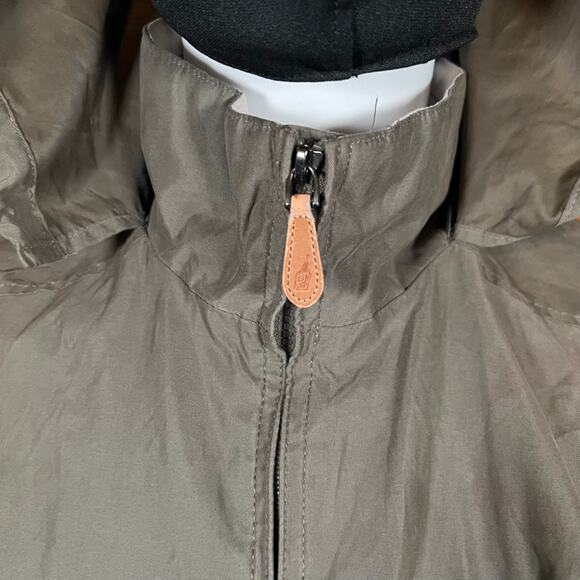 ondon Fog M Casual Hooded Jacket Olive Green Relaxed Fit Outdoor - Picture 4 of 8